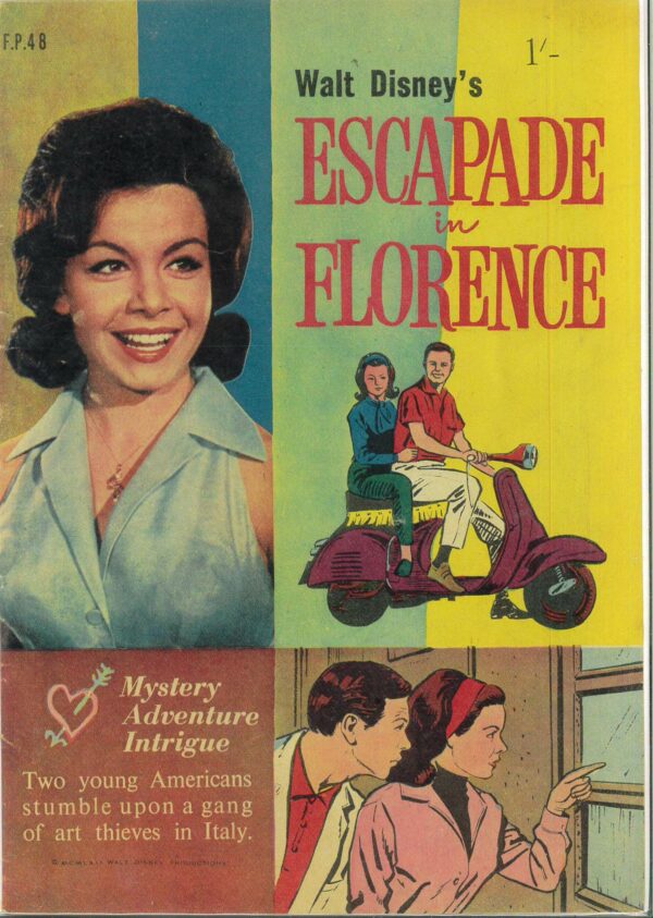 WALT DISNEY’S FILM PREVIEW COMIC (FP) (1953-1977) #48: Escapade in Florence – GD/VG