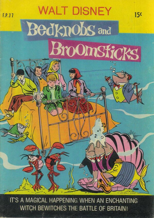 WALT DISNEY’S FILM PREVIEW COMIC (FP) (1953-1977) #77: Bedknobs and Broomsticks – VG