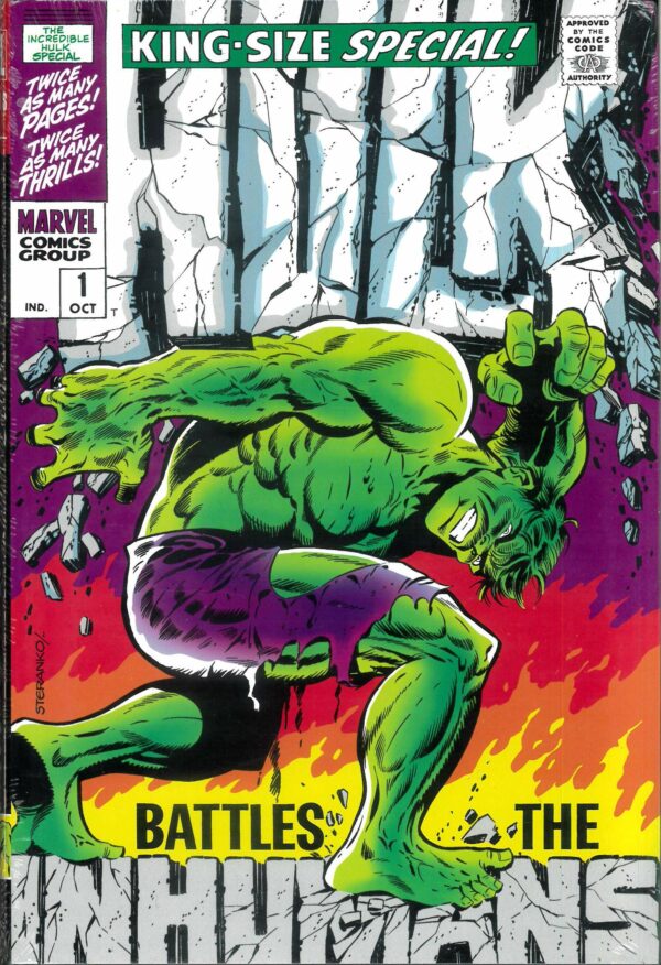 INCREDIBLE HULK OMNIBUS (HC) #2: Jim Steranko Direct Market cover