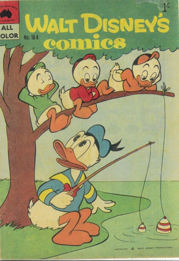 WALT DISNEY’S COMICS (1946-1978 SERIES) #164: Carl Barks – Good Deeds: Vol 14 Iss 8 – VG