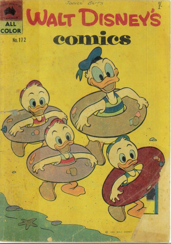WALT DISNEY’S COMICS (1946-1978 SERIES) #172: Carl Barks – Dog-Sitter – FR