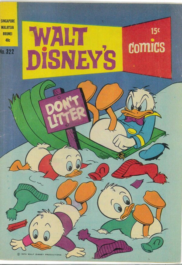 WALT DISNEY’S COMICS (1946-1978 SERIES) #322: Carl Barks – Village Blacksmith – FN – Vol 27 Iss 12