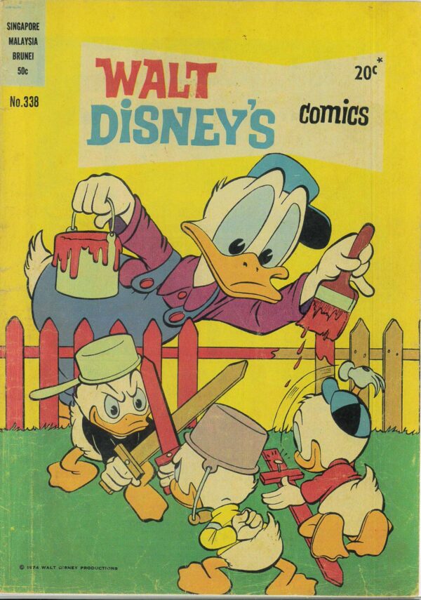 WALT DISNEY’S COMICS (1946-1978 SERIES) #338: Carl Barks Monkey Business – VG