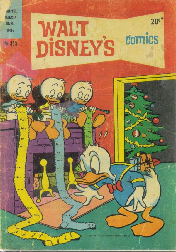 WALT DISNEY’S COMICS (1946-1978 SERIES) #339: Carl Barks: Hero of the Dyke – FR