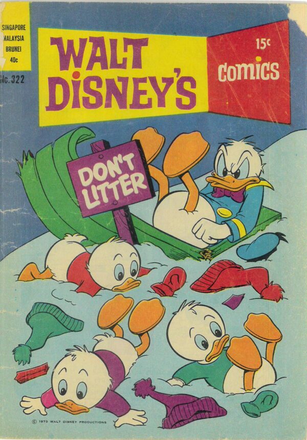 WALT DISNEY’S COMICS (1946-1978 SERIES) #322: Carl Barks – Village Blacksmith – GD/VG