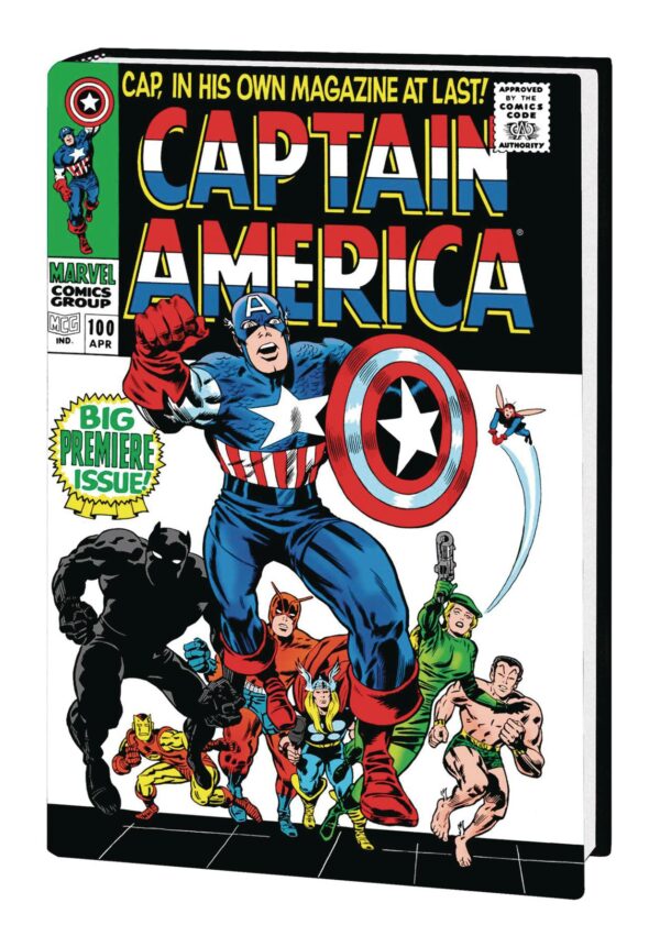 CAPTAIN AMERICA OMNIBUS (1968- SERIES: HC) #1: Jack Kirby Direct Market cover (2024 edition)