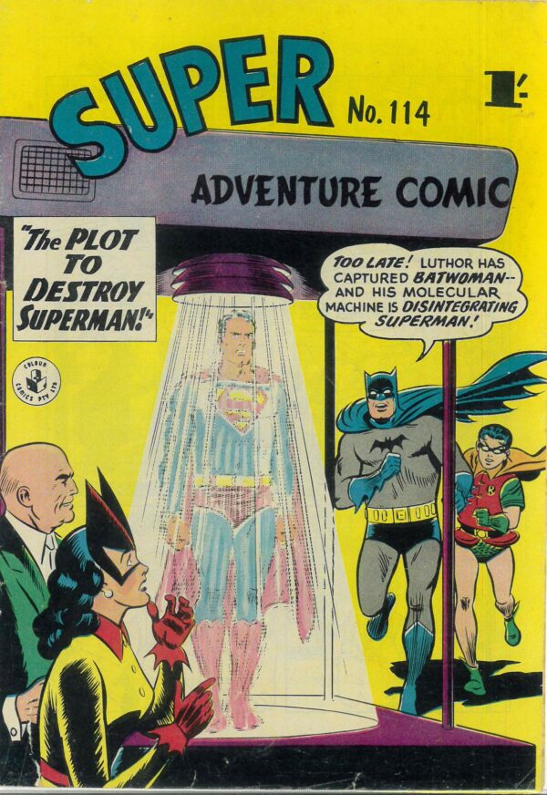 SUPER ADVENTURE COMIC (1950-1960 SERIES) #114: GD/VG