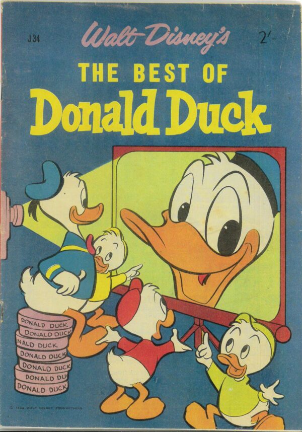 WALT DISNEY’S JUMBO SERIES (1955-1969 SERIES) #34: Carl Barks x 6 stories – VG