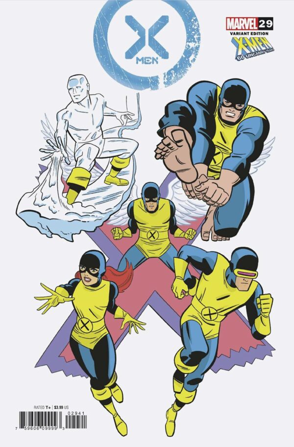 X-MEN (2021 SERIES) #29: Jacob Edgar X-Men 60th Anniversary cover D