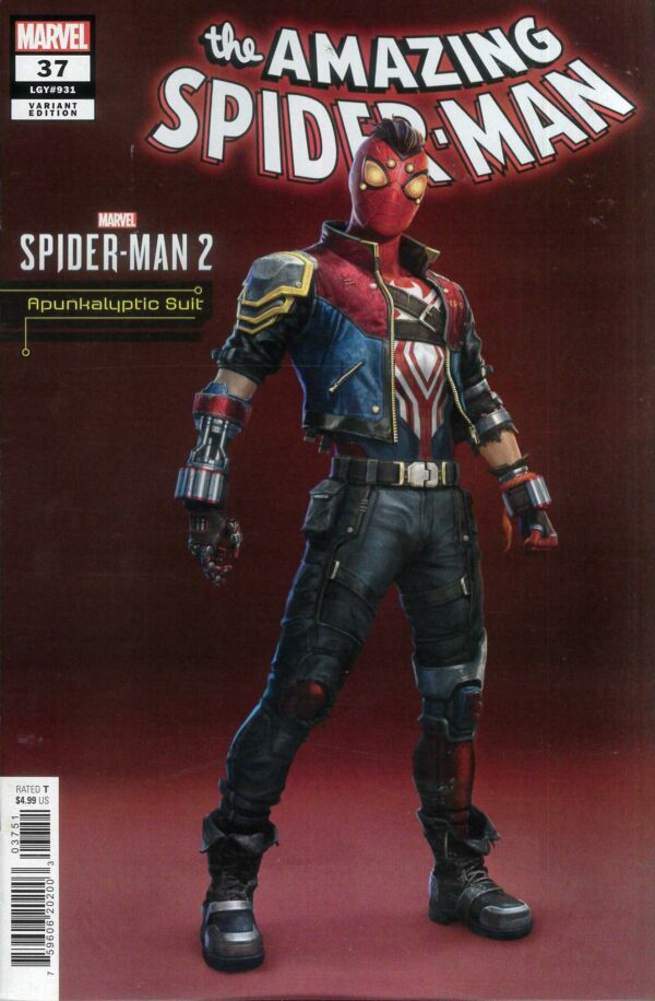 AMAZING SPIDER-MAN (2022 SERIES) #37: Apunkalyptic Suit (Marvel’s Spider-man 2)
