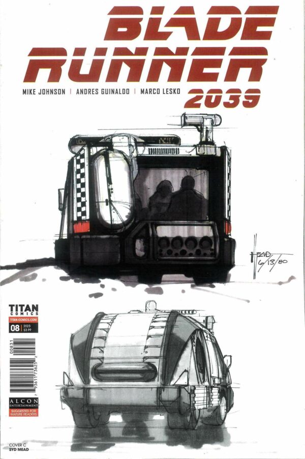 BLADE RUNNER 2039 #8: Syd Mead cover C