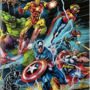 AVENGERS (2023 SERIES) #7: Leo Catellani Avengers 60th Anniversary cover B