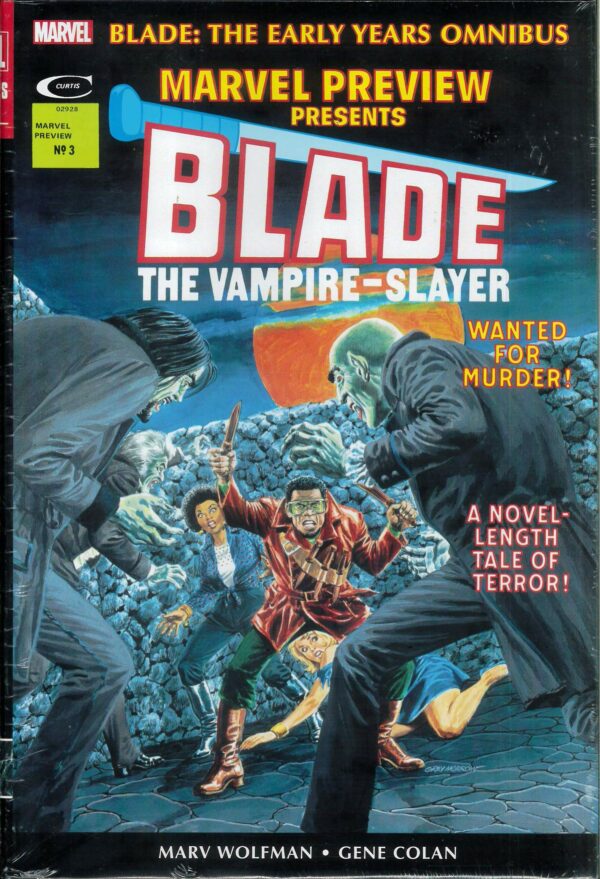 BLADE: THE EARLY YEARS OMNIBUS (HC) #0: Gray Morrow Direct Market cover