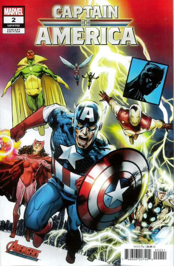 CAPTAIN AMERICA (2023 SERIES) #2: Phil Jimenez Avengers 60th Anniversary cover D