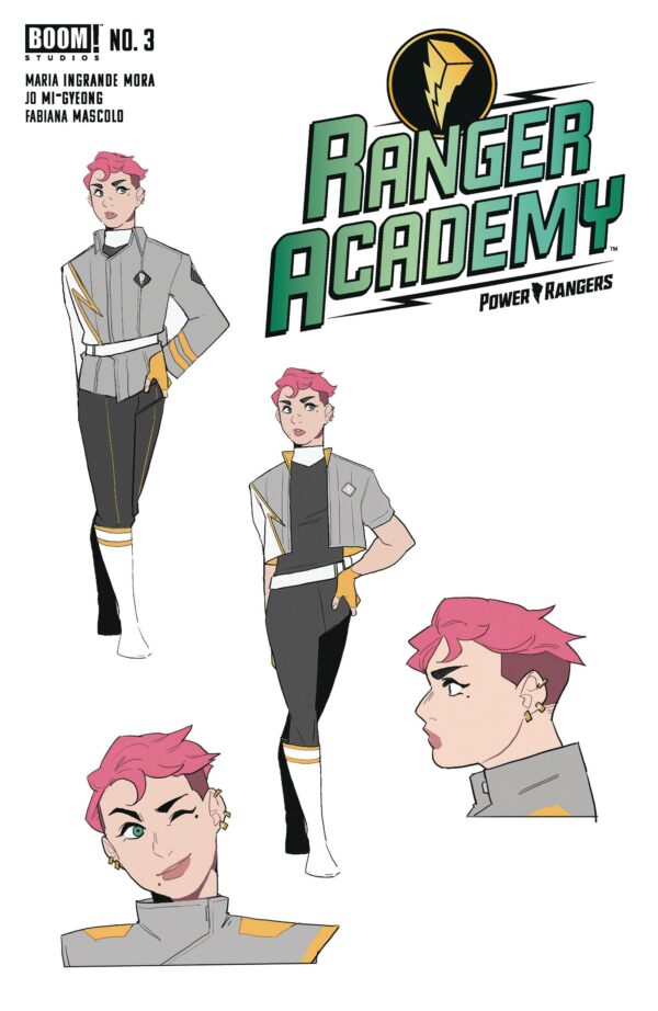 RANGER ACADEMY #3: Jo Mi-Gyeong Character Design cover B