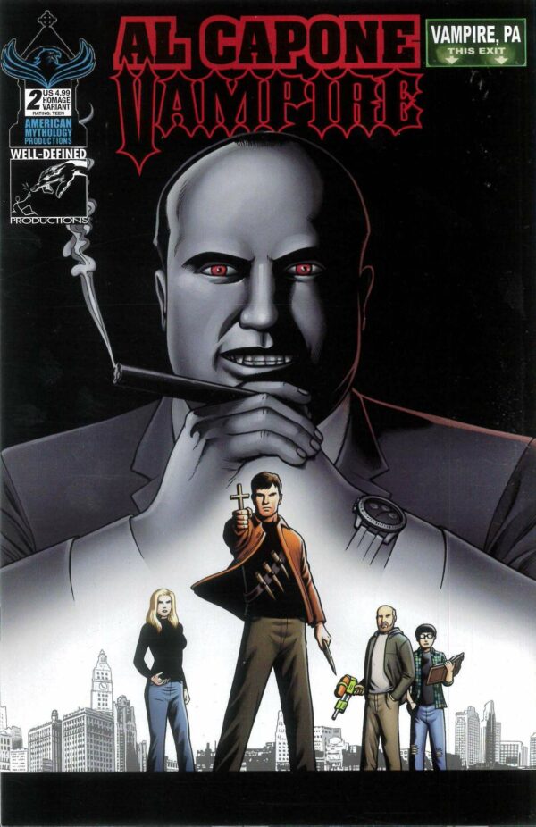 AL CAPONE VAMPIRE #2: Brendon Fraim Homage cover B
