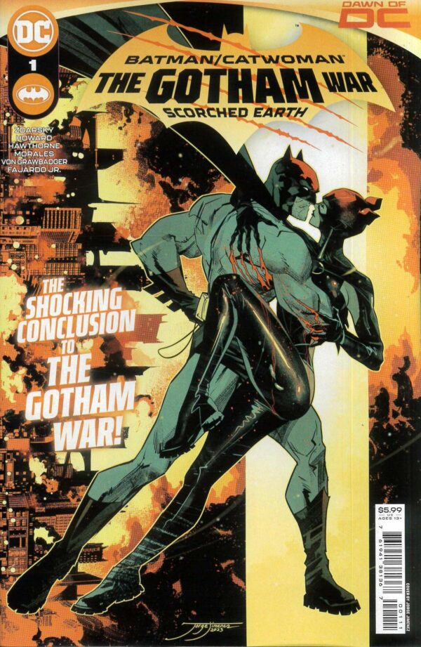 BATMAN/CATWOMAN: GOTHAM WAR – SCORCHED EARTH #1: Jorge Jimenez cover A