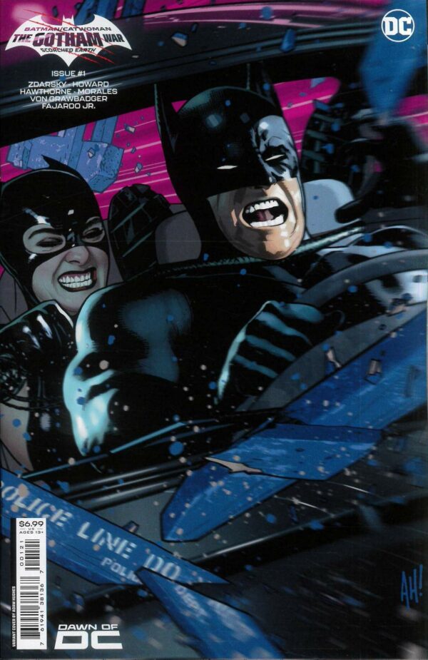 BATMAN/CATWOMAN: GOTHAM WAR – SCORCHED EARTH #1: Adam Hughes cover B