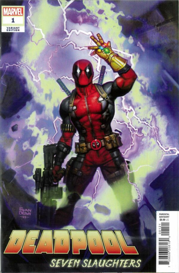 DEADPOOL: SEVEN SLAUGHTERS #1: Ryan Brown cover B