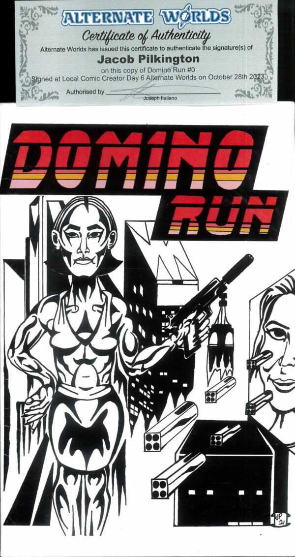 DOMINO RUN: Signed Jacob Pilkington (COA)