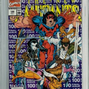 NEW MUTANTS (1982 SERIES: AUSTRALIAN PRICE VARIANT #100: 1st app X-Force & Shatterstar: Halo Graded 9.6