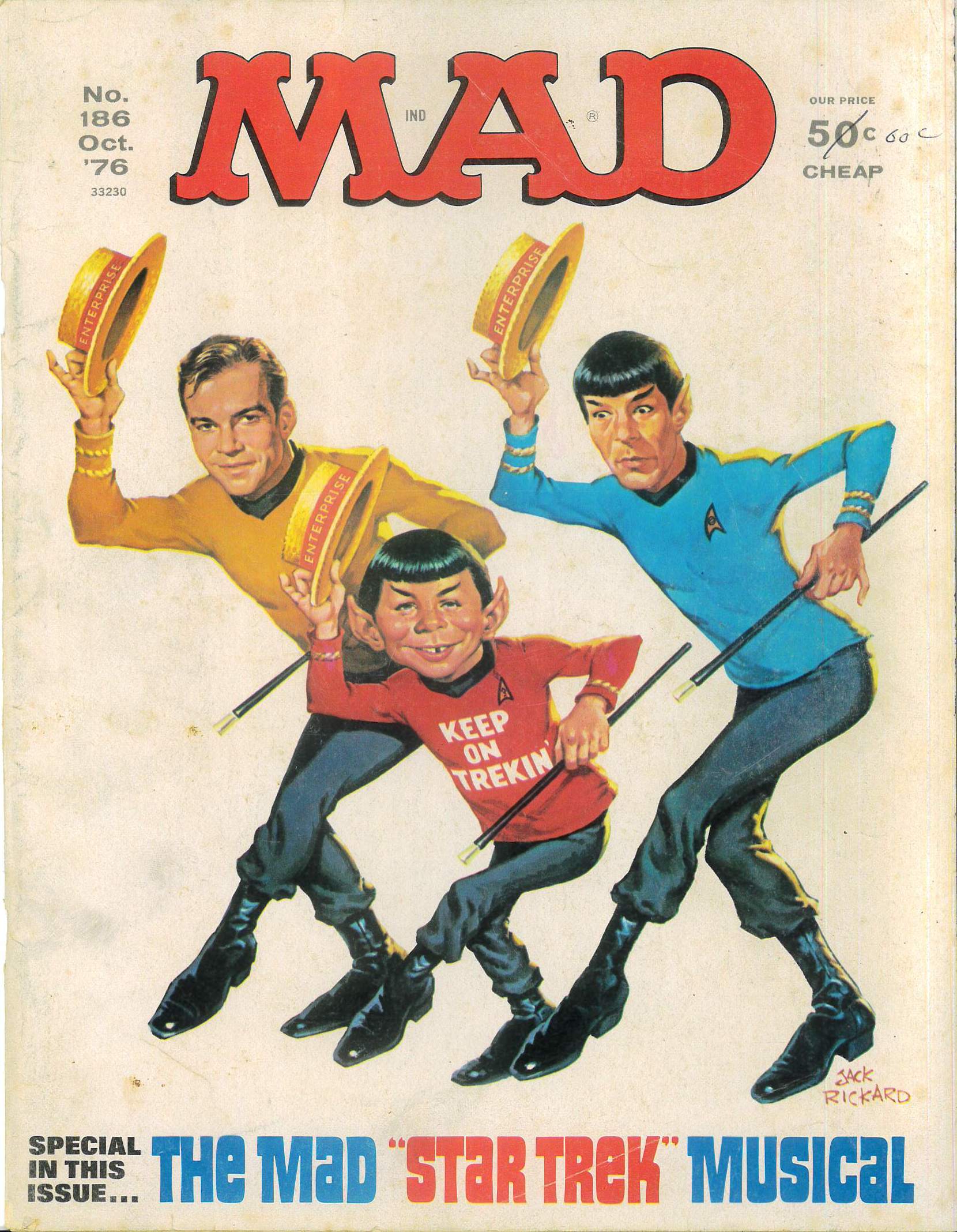 MAD (1954-2018 SERIES) #186: VG MAD (1954-2018 SERIES) #186: VG