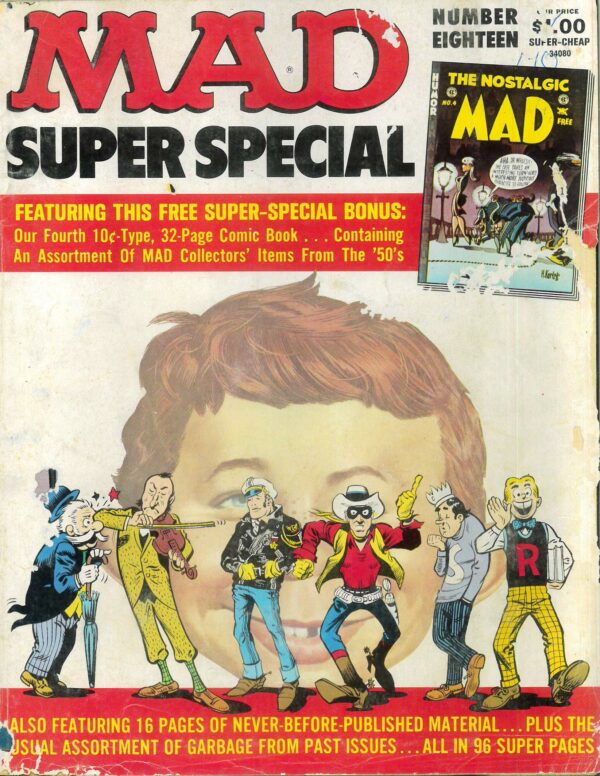 MAD SUPER SPECIAL #18: VG with Mad #4 insert