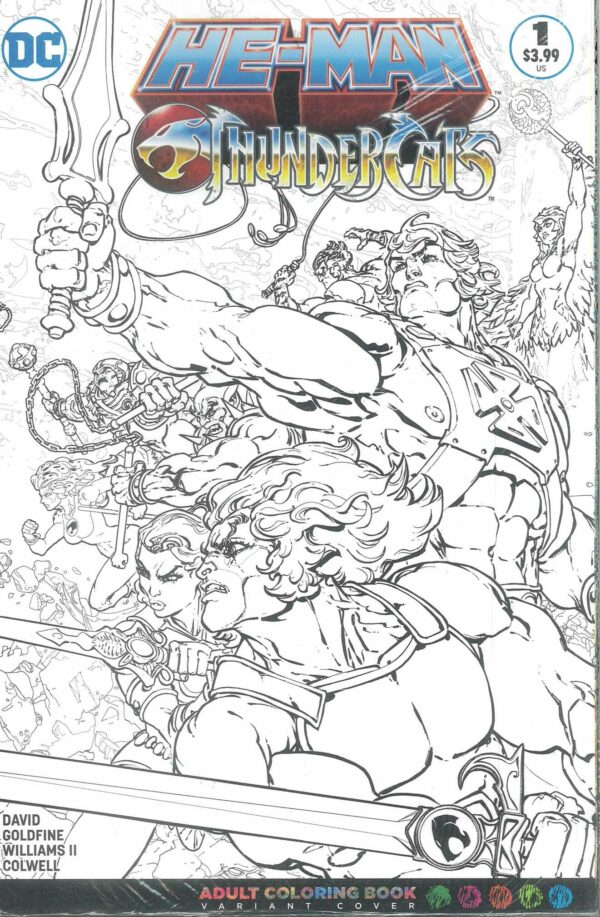 HE-MAN THUNDERCATS #1: #1 Coloring Book cover