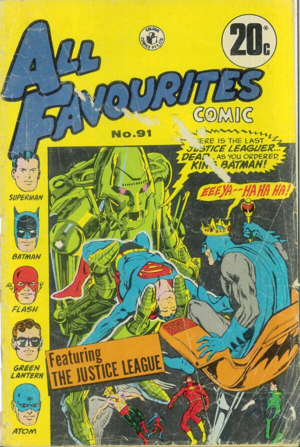 ALL FAVOURITES COMIC (1960-1975 SERIES) #91: GD/VG