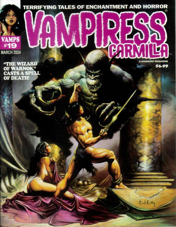 VAMPIRESS CARMILLA MAGAZINE #19: Ken Kelly cover