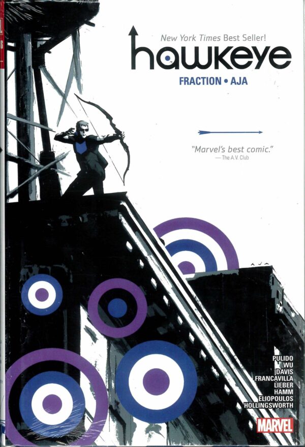 HAWKEYE BY MATT FRACTION AND DAVID AJA OMNIBUS HC #0: David Aja cover (2023 edition)