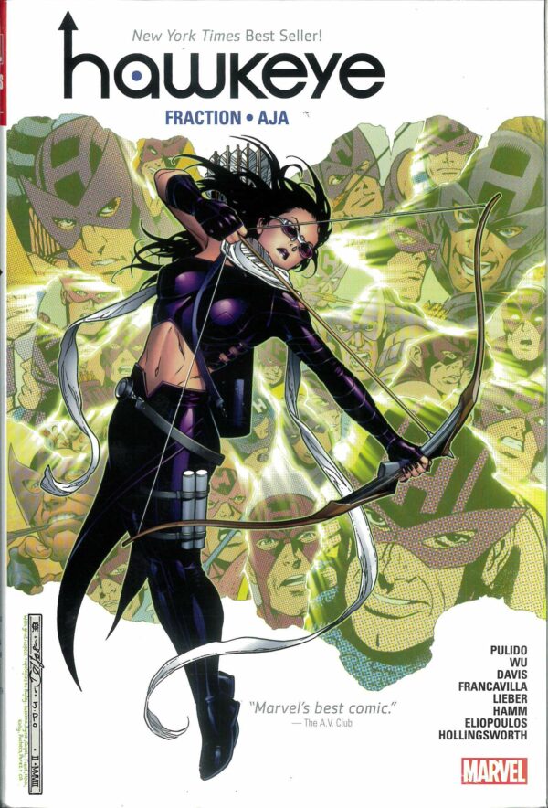 HAWKEYE BY MATT FRACTION AND DAVID AJA OMNIBUS HC #0: Jim Cheung Direct Market cover