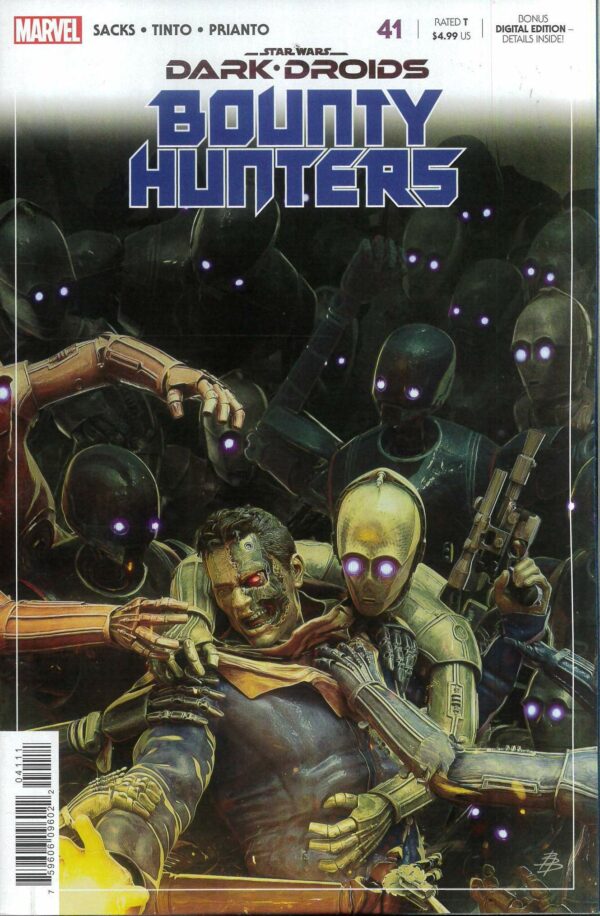 STAR WARS: BOUNTY HUNTERS #41: Bjorn Barends cover A (Dark Droids)