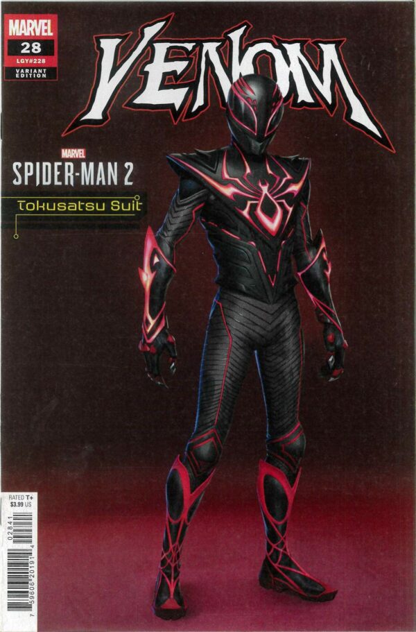 VENOM (2021 SERIES) #28: Tokusatsu Suit cover (Marvel’s Spider-man 2)