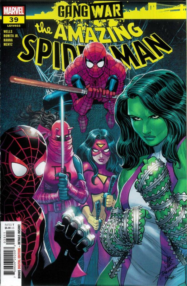 AMAZING SPIDER-MAN (2022 SERIES) #39: John Romita Jr. cover A (Gang War)