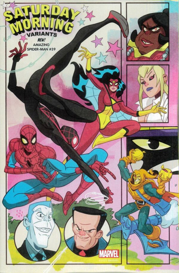 AMAZING SPIDER-MAN (2022 SERIES) #39: Sean Galloway Saturday Morning connecting cover D