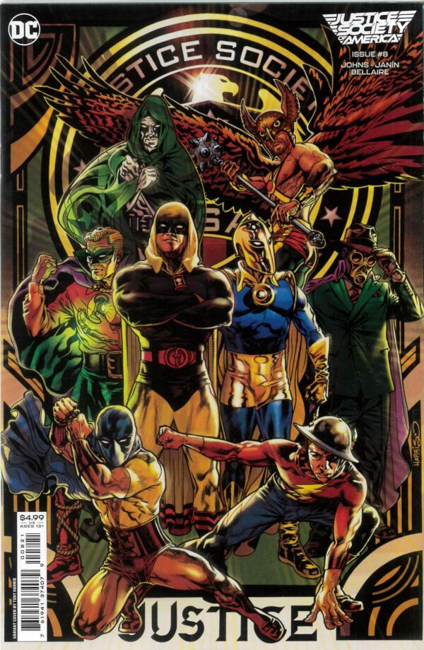 JUSTICE SOCIETY OF AMERICA (2022 SERIES) #8: Tony Harris cover B