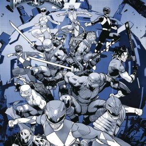 POWER RANGERS/TEENAGE MUTANT NINJA TURTLES II #1: B&W Edition (Dan Mora cover A)