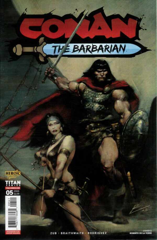 CONAN THE BARBARIAN (2023 SERIES) #5: Roberto de la Torre cover D