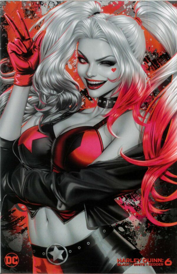 HARLEY QUINN: BLACK WHITE REDDER #6: Ariel Diaz cover C