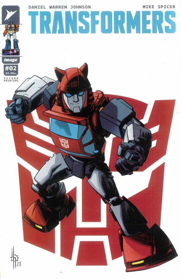 TRANSFORMERS (2023 SERIES) #2: Jason Howard Cliffjumper 2nd Print cover C