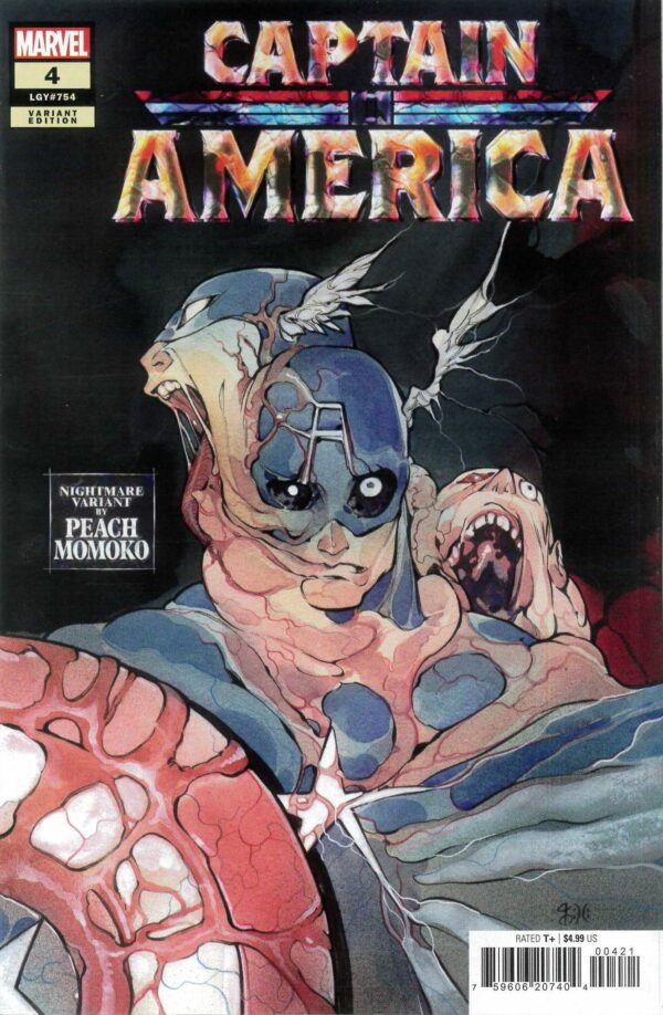CAPTAIN AMERICA (2023 SERIES) #4: Peach Momoko Nightmare cover B