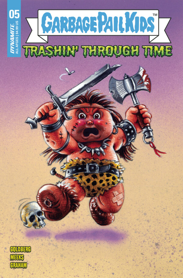 GARBAGE PAIL KIDS: TRASHIN’ THROUGH TIME #5: Classic Trading Card image cover D