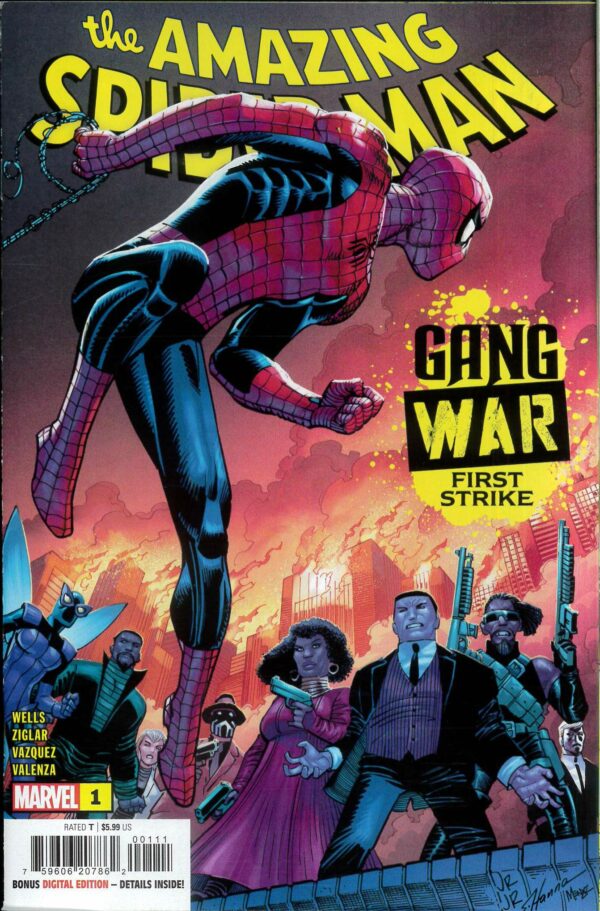 AMAZING SPIDER-MAN: GANG WAR FIRST STRIKE #1: John Romita Jr. cover A