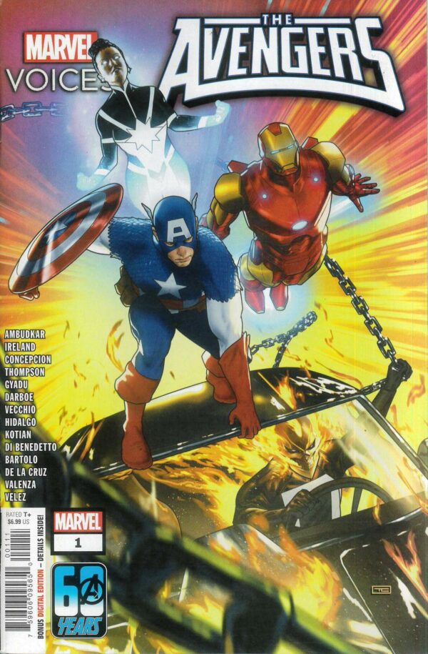 MARVEL’S VOICES: AVENGERS #1: Taurin Clarke cover A