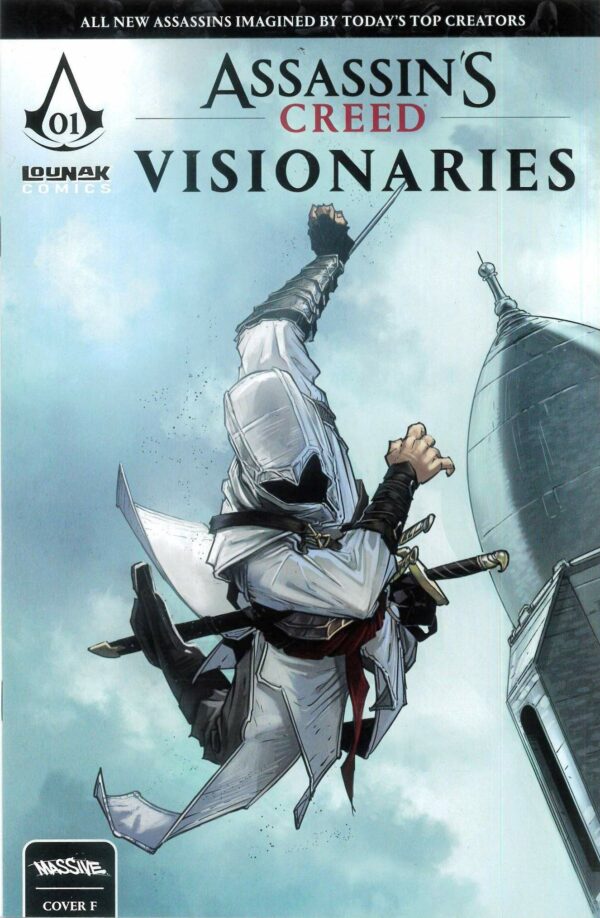 ASSASSINS CREED VISIONARIES #1: Patrick Boutin-Gagne Altair cover F