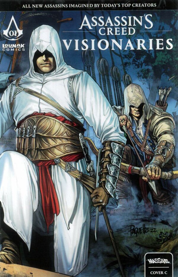 ASSASSINS CREED VISIONARIES #1: Yanick Paquette connecting cover C
