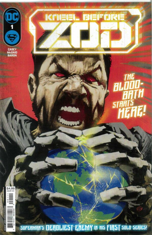 KNEEL BEFORE ZOD #1: Jason Shawn Alexander cover A