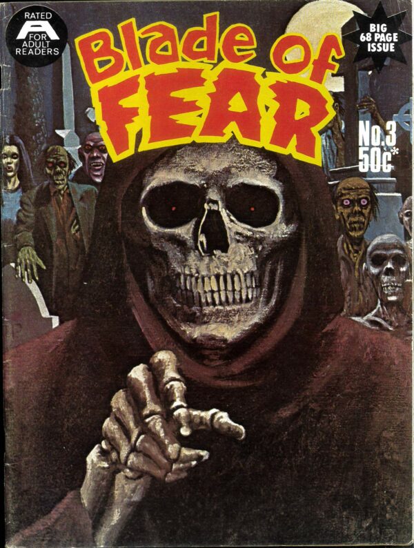 BLADE OF FEAR (1976-1978) #3: Steve Ditko x 3 (inc Tiger-Man) FN/VF