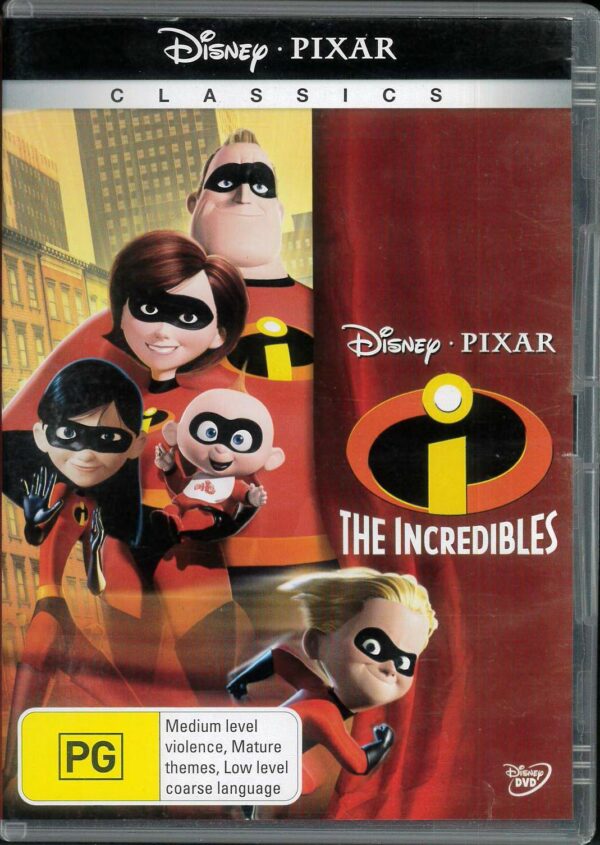 PRELOVED DVD’S #0: Incredibles (Disney Pixar)
